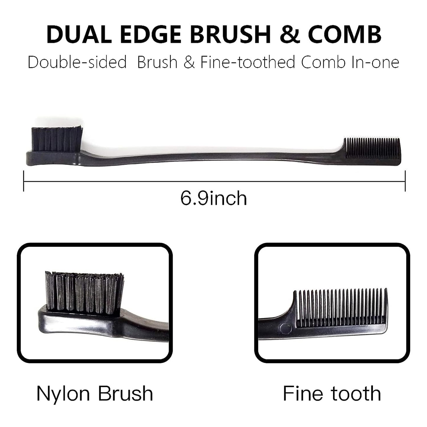 Edge Control Wax - Smoother Pineapple Scent FREE Edge Brush and Edge Scarf